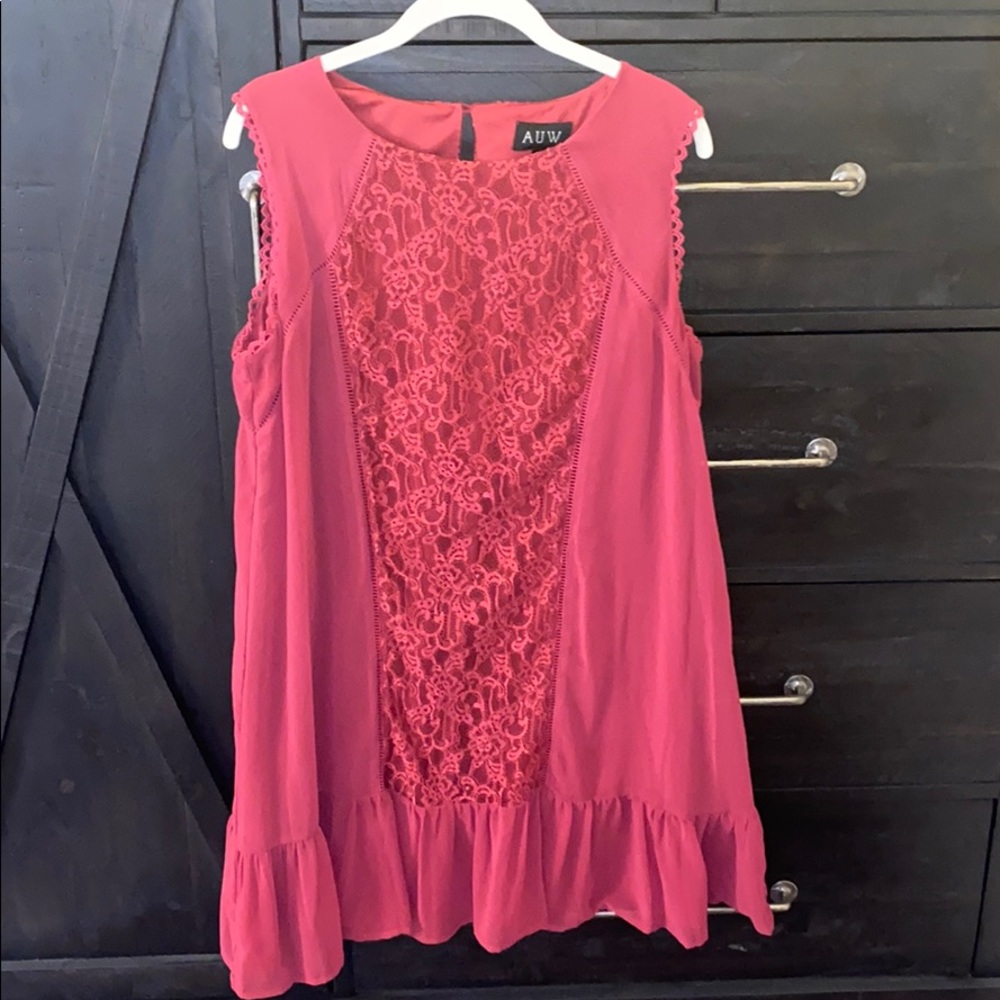 AUW shift dress size Large